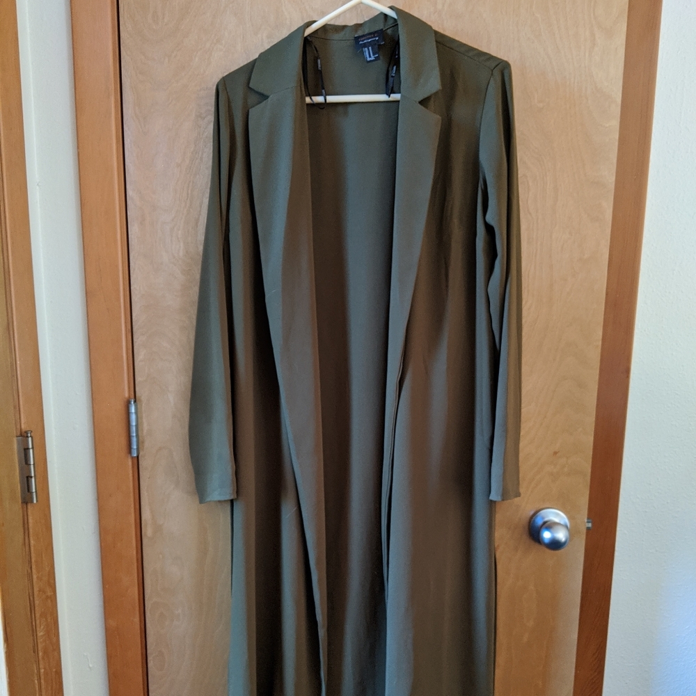 Contemporary belted jacket